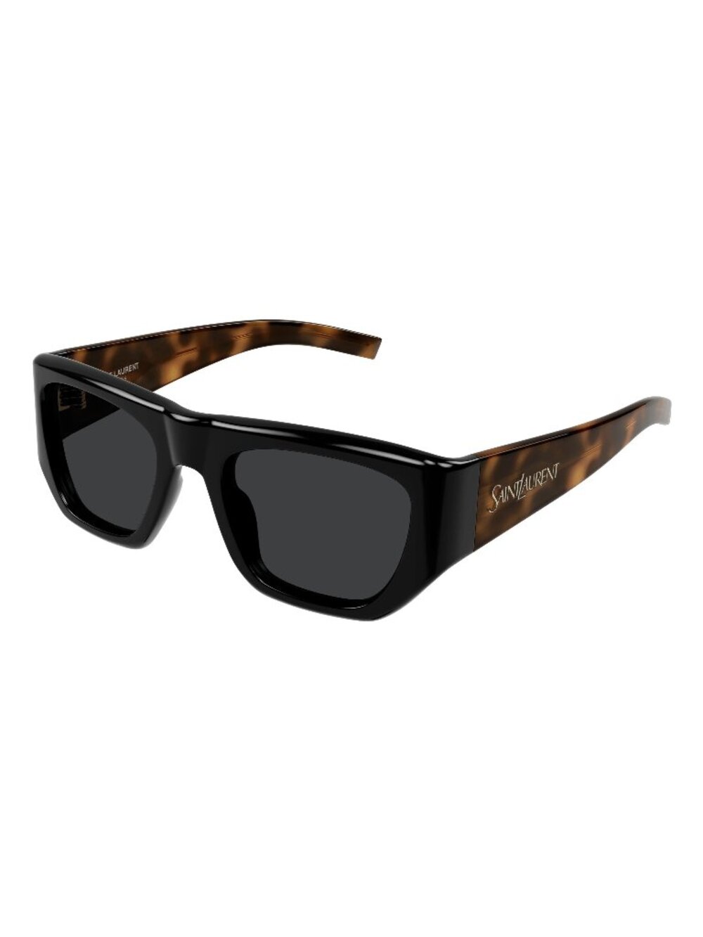 New Saint Laurent Women's Sunglasses Black Square Lens Acetate Frame SL 740 004